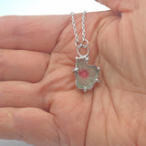 Wateremelon Tourmaline Necklace
