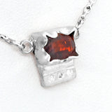 Garnet & Diamonds Necklace