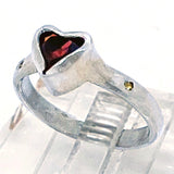 Garnet & Citrine Ring (size 6)