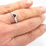 Garnet & Citrine Ring (size 6)