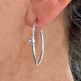Open Hoops Malaya Garnet