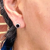 Onyx Post earrings