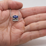Sapphire & Diamonds Necklace