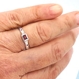 Ruby & Diamonds Ring (size 6)