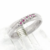 Criss Cross Ruby Ring (size 8)