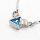 Swiss Blue Topaz Necklace