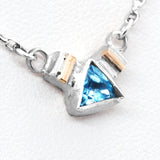 Swiss Blue Topaz Necklace